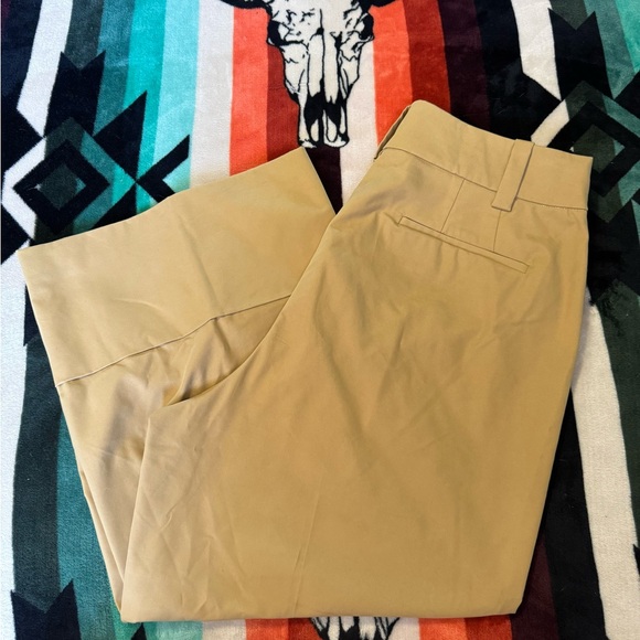 Wide Leg Cropped Khaki J. Crew Pants 16 - Picture 2 of 12